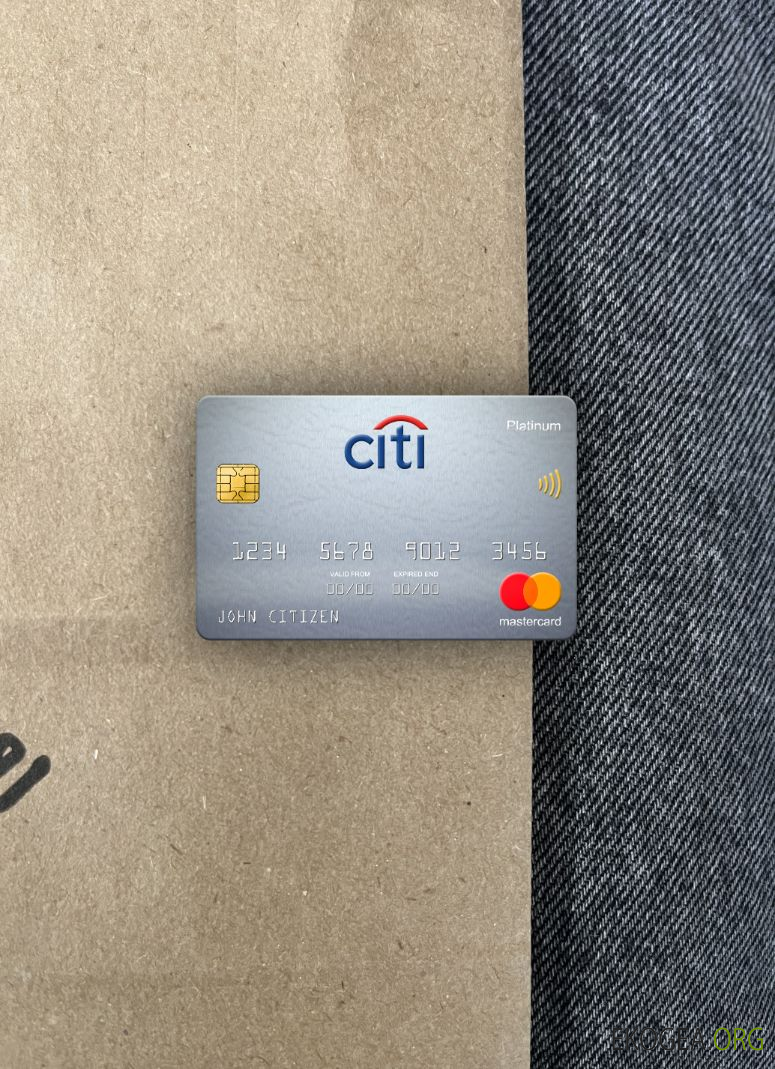 Suède Citibank mastercard platine photolook recto